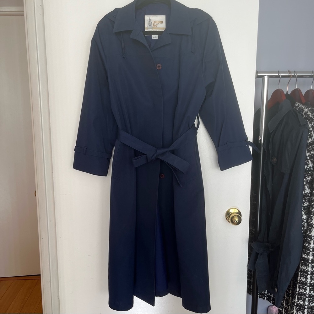 LONDON FOG | Vintage Classic Navy Coat Sz US 8P